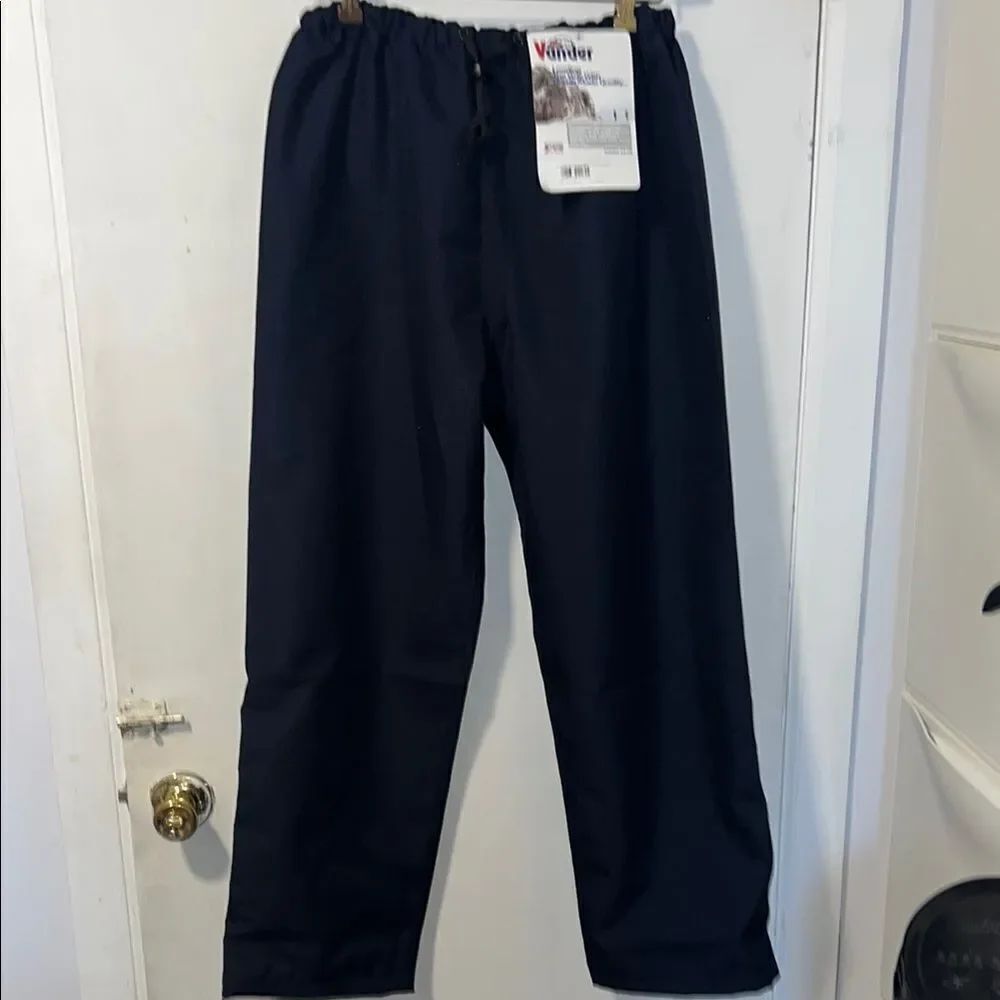 VANDER Waterproof Navy Blue The Boat Race VIP Lined Sailing Trouser-L NWT